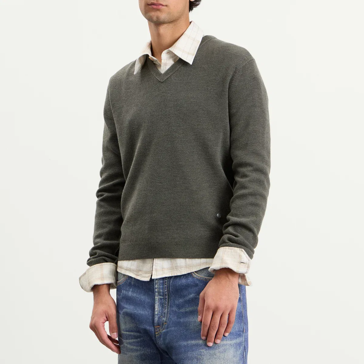 Пуловер из мериносовой шерсти Kodos Merinos Jumper Acne Studios, Cedar Green — фото 2