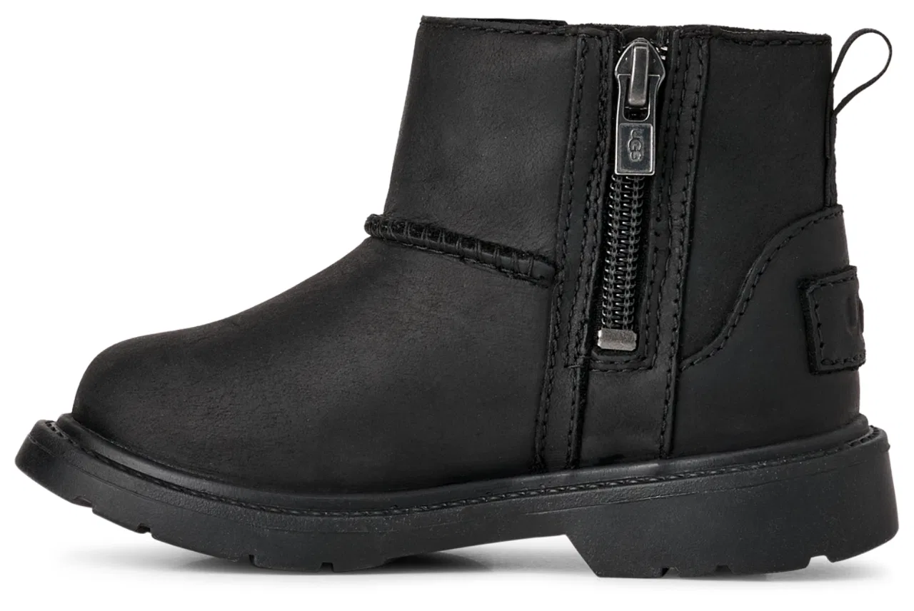 Детские ботинки для девочек с водонепроницаемым верхом Perry Weather Chelsea UGG, Black — фото 2
