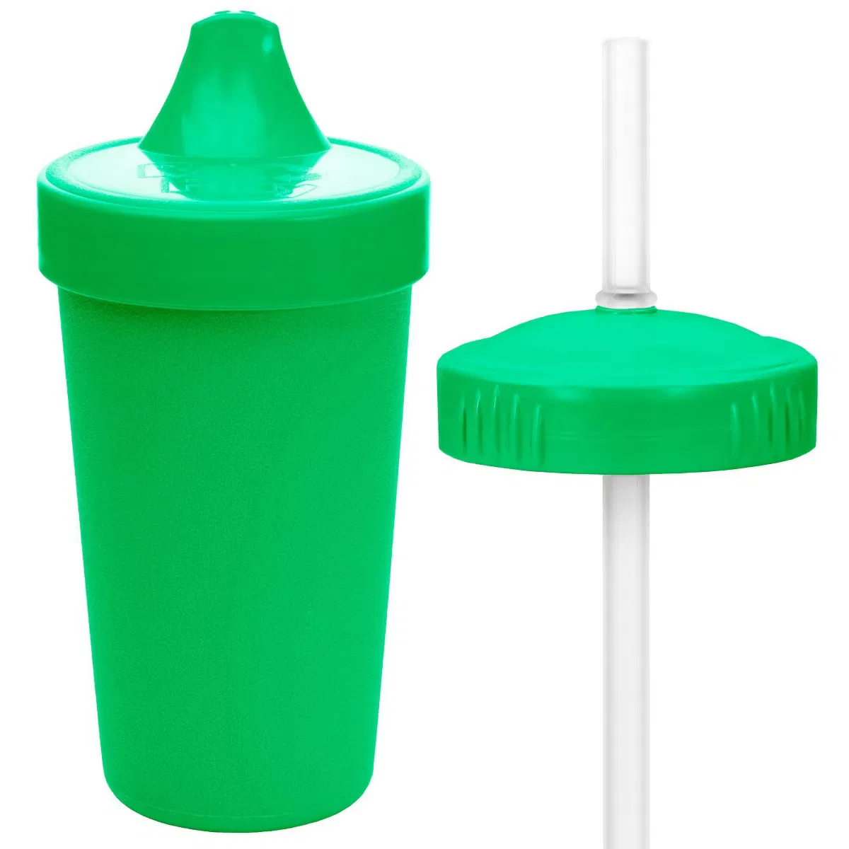 Детская кружка-поильник 296 мл с двумя крышками Grow With Me Cup Re-Play, Kelly Green