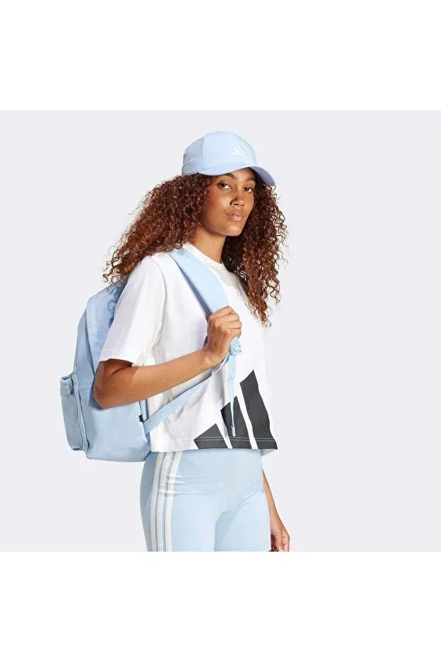 Женская футболка с принтом Essentials Big Logo Boyfriend Adidas, White — фото 4