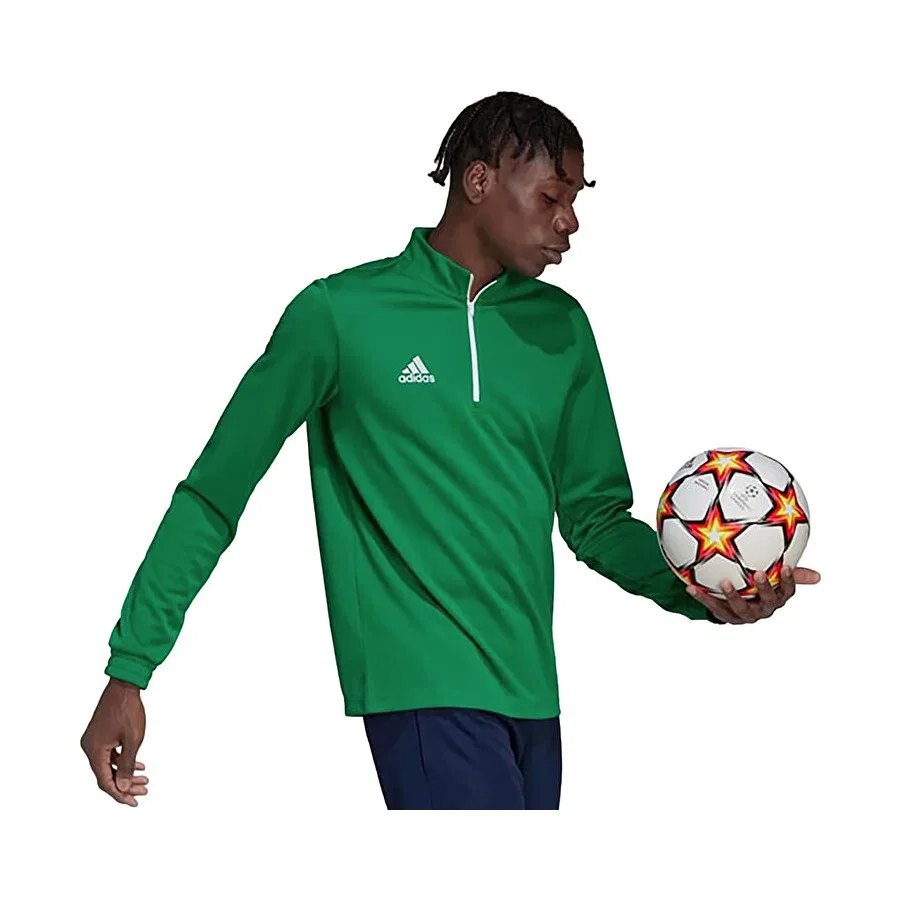 Футболка спортивная с длинным рукавом adidas ENT22 Tr Top, Зеленый — фото 3