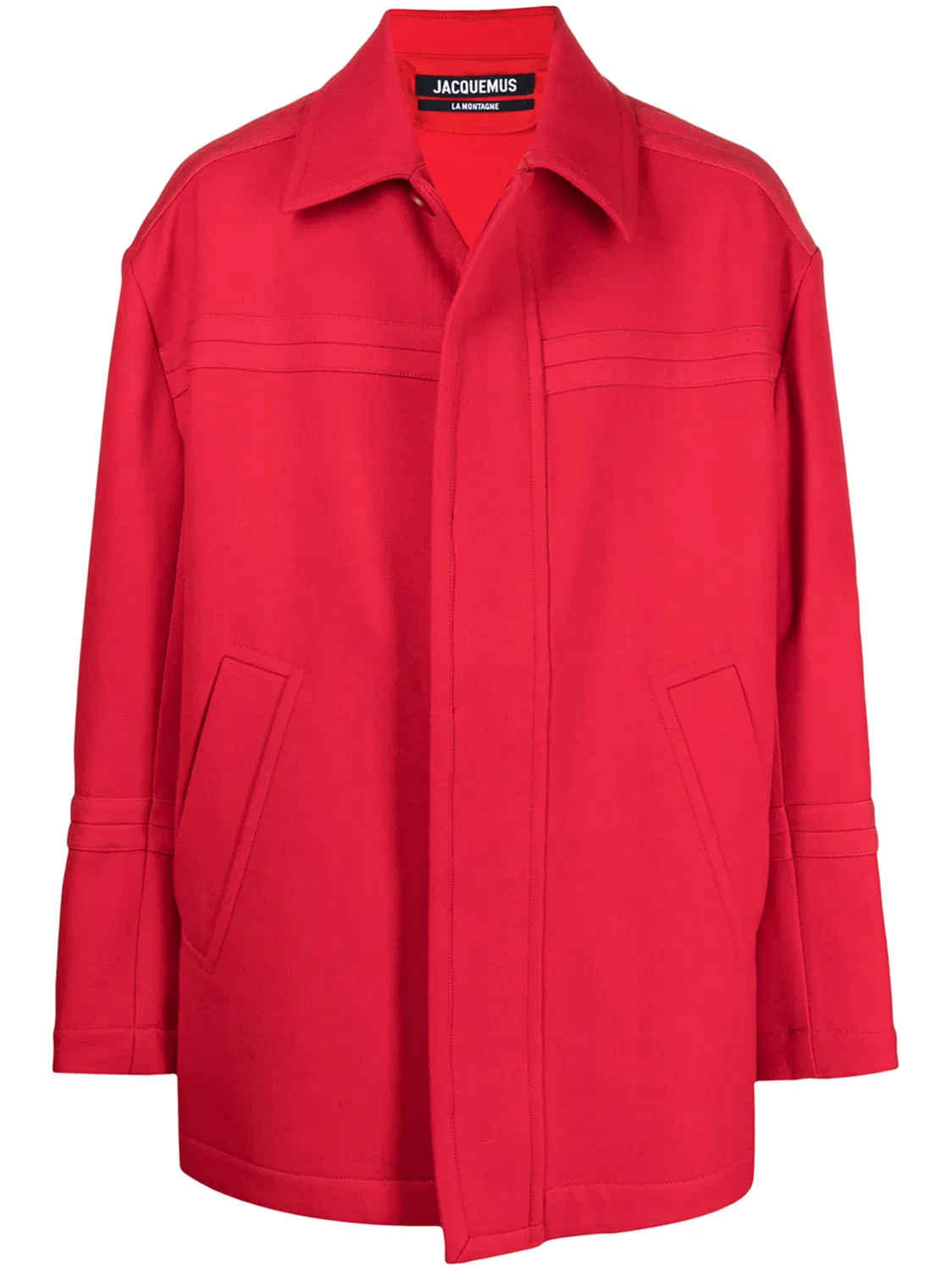 Куртка оверсайз прямого кроя Jacquemus, красный