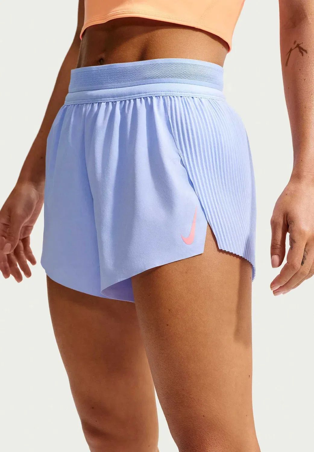 W nk arswft dfadv mr 3in short - спортивные шорты Nike Performance, Aluminium Black White Atomic Pink