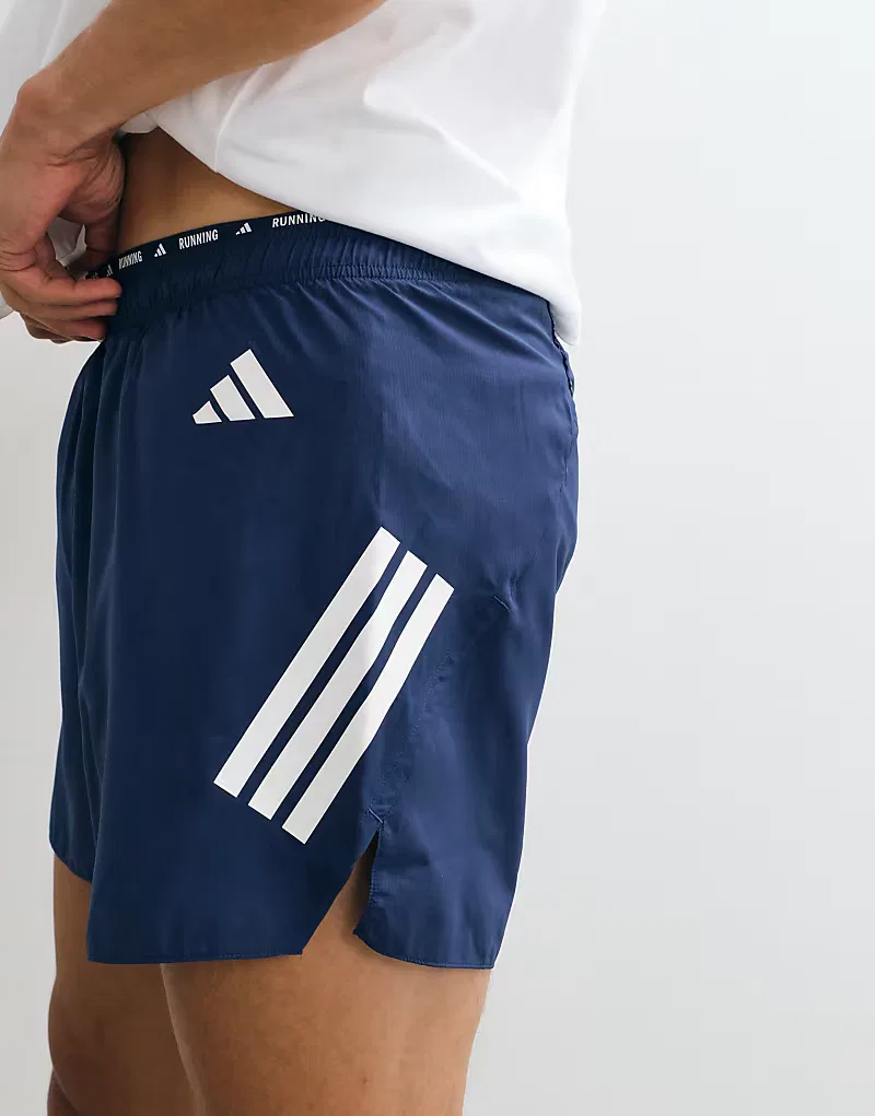 Беговые шорты Adidas adi365 с тремя полосками, темно-синий — фото 2