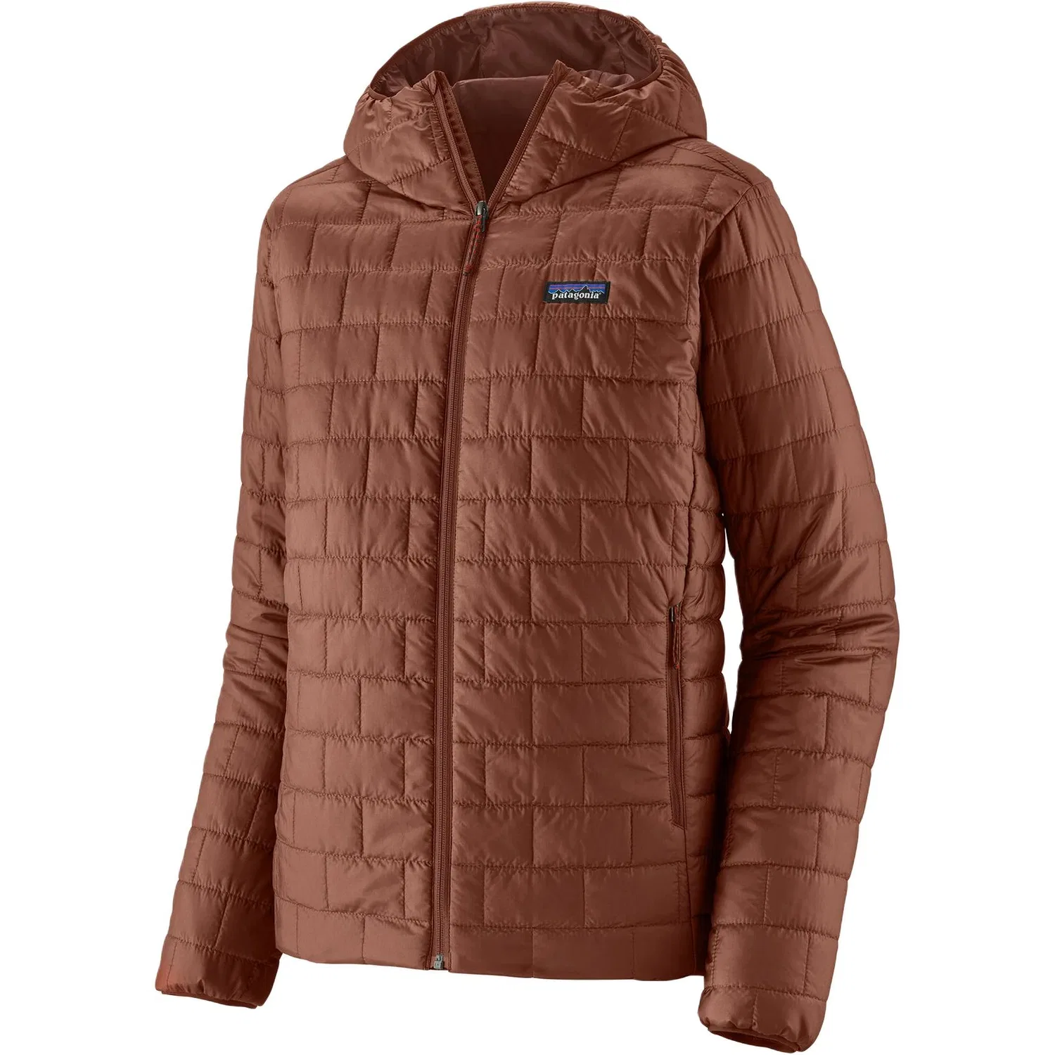 Мужская куртка-пуховик с капюшоном Nano Quilt Patagonia, Vanilla/DVL