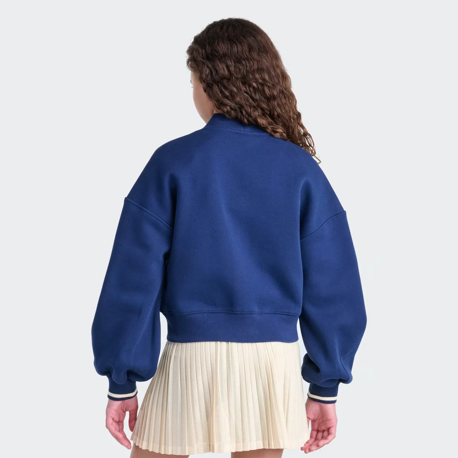 Детский трикотажный кардиган в стиле varsity Varsity Adidas Originals, темно-синий индиго — фото 2