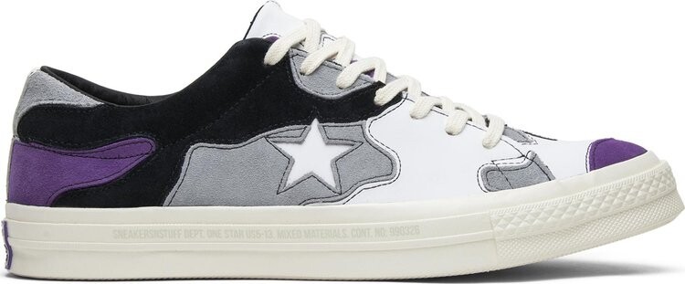 

Кроссовки Converse Sneakersnstuff x One Star Purple Camo, фиолетовый