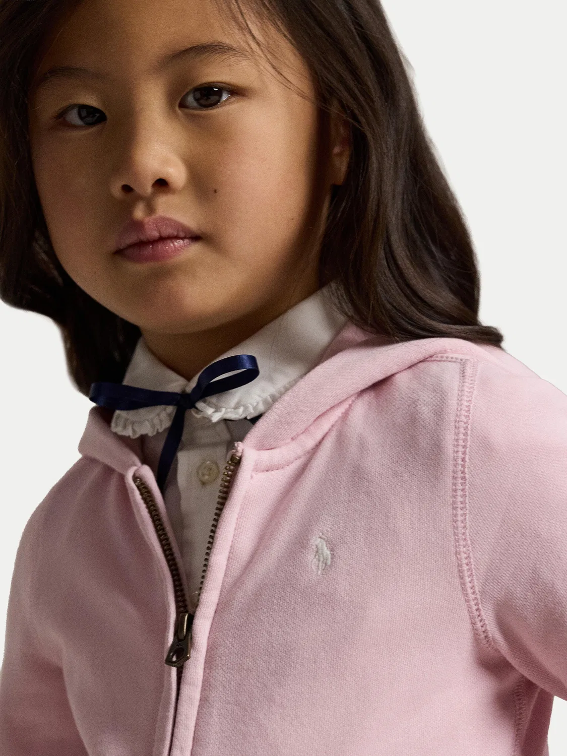 Толстовка стандартного кроя для девочки Polo Ralph Lauren, светло-розовый — фото 3