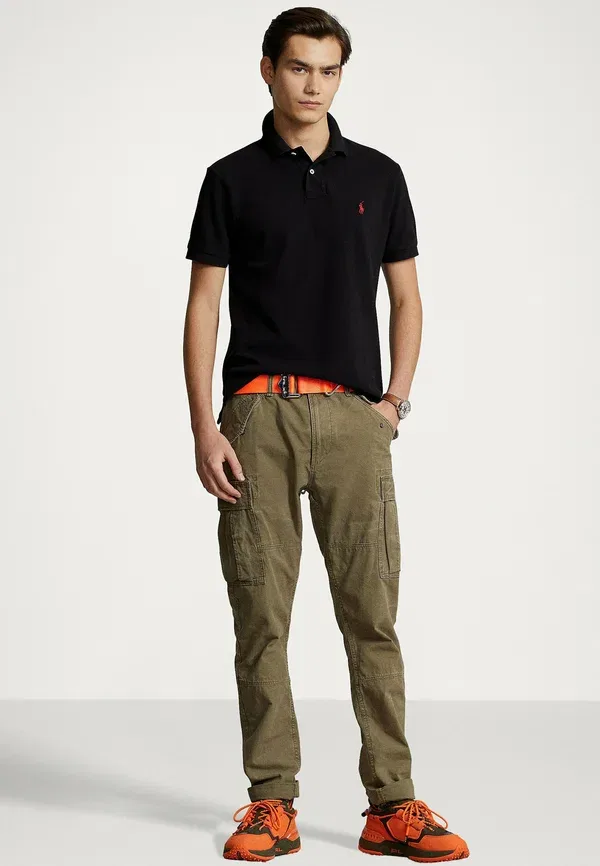 Футболка поло из хлопка Polo Ralph Lauren, черный — фото 2