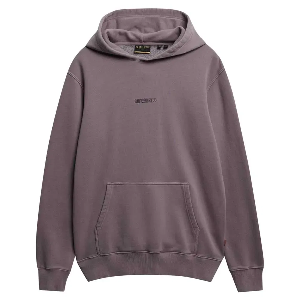 Худи с логотипом Superdry, серый
