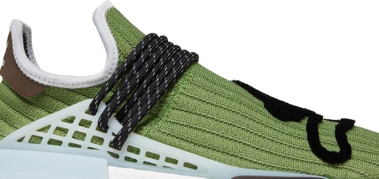 Кроссовки Adidas BBC Ice Cream x Pharrell x NMD Human Race 'Running Dog', зеленый — фото 3