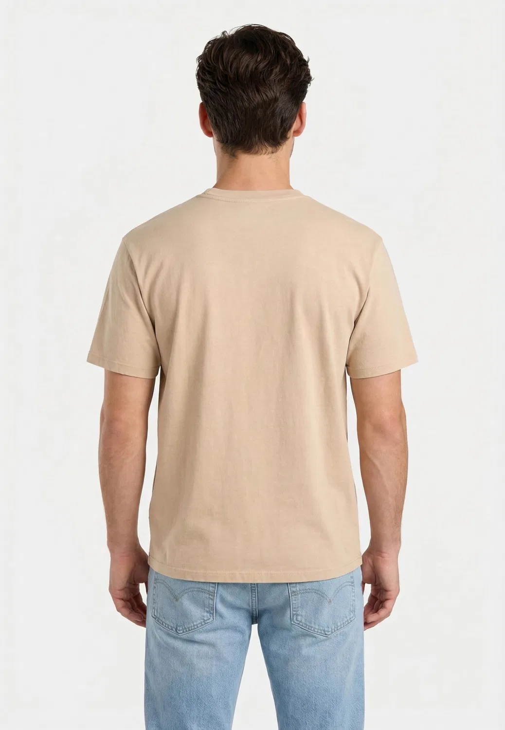 Мужская футболка с принтом Red Tab Vintage Tee Levi's, Garment Dye Pumice S — фото 4