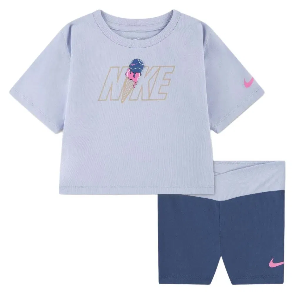 Футболка и шорты Nike, фиолетовый