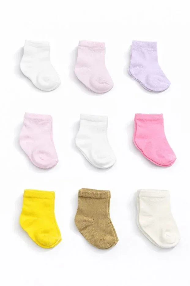 Детские носки для новорожденных хлопковые Basics For My Baby, Multicolored