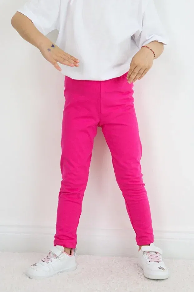 Детские леггинсы для девочек хлопковые Basic Miababy, Floria — фото 4