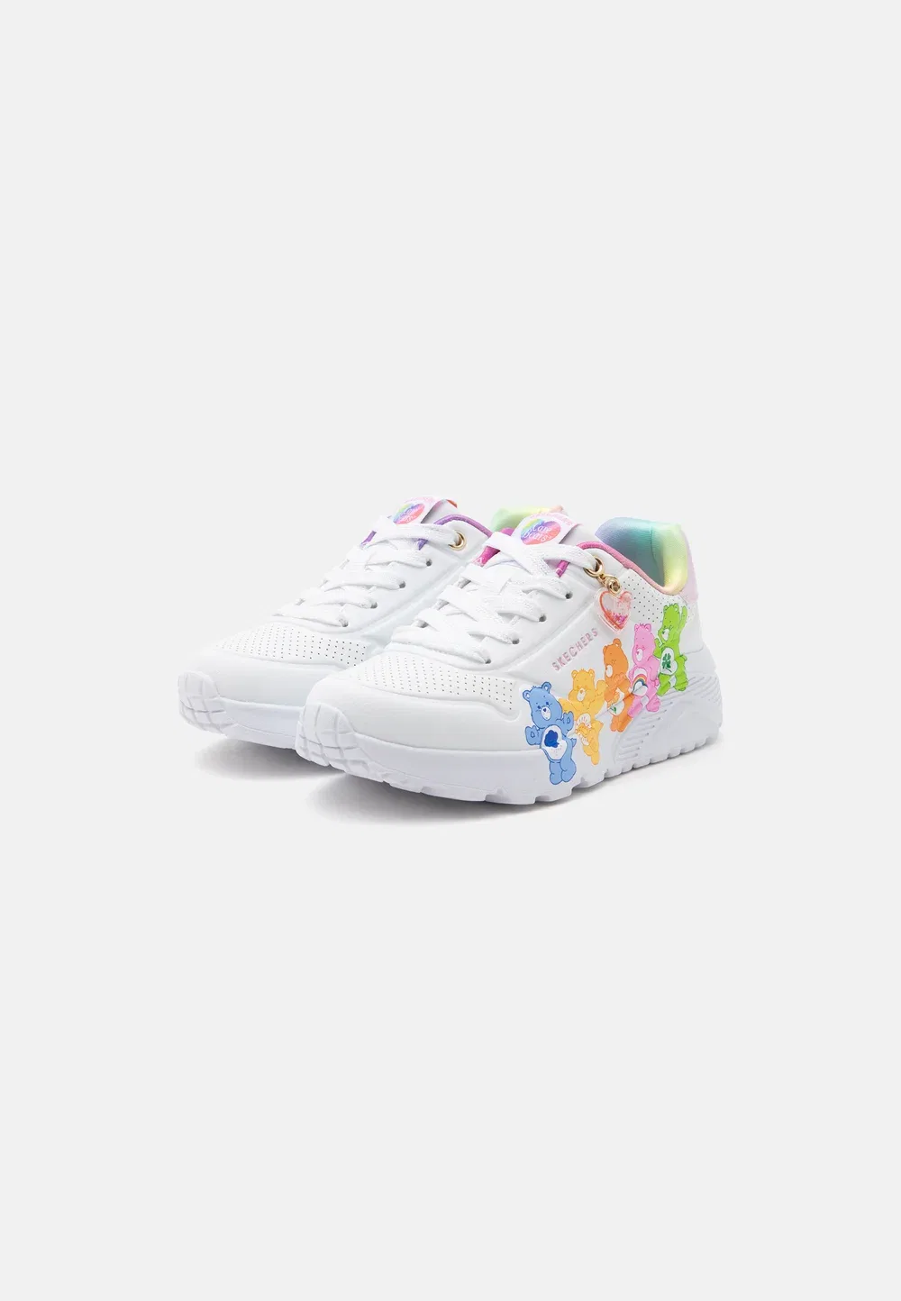 Care bears uno lite - кроссовки Skechers, White/Multi-Coloured — фото 2
