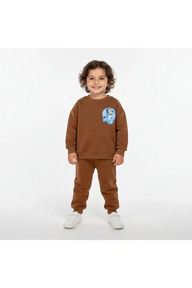 Детский спортивный комплект для мальчиков хлопковый Ilo, Brown
