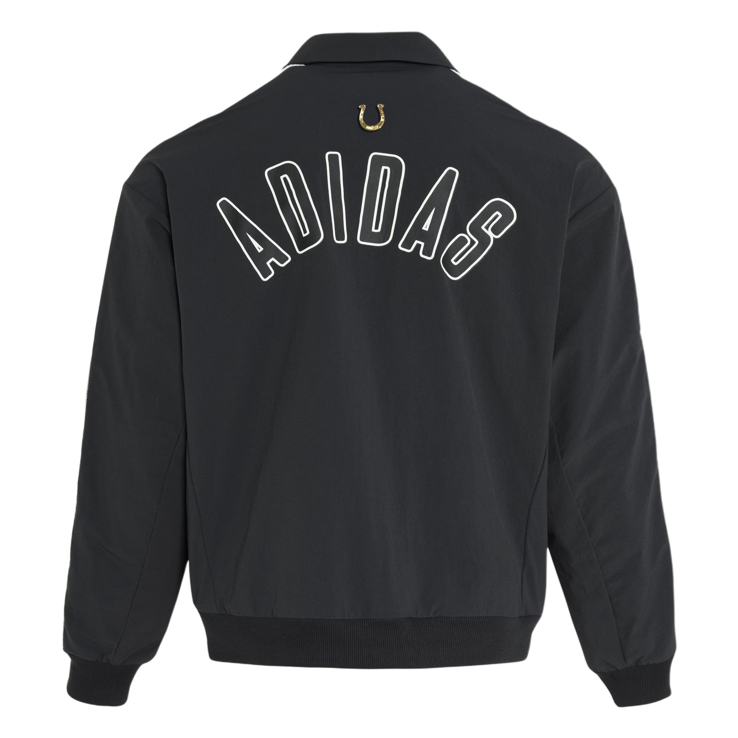 Adidas Мужская куртка CNY Jackets с черными лацканами, средней высоты, в стиле «пилот» — фото 3