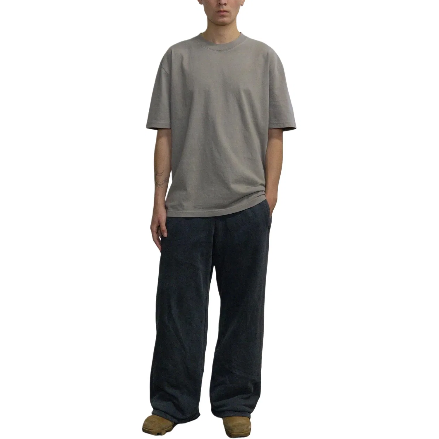 Детская футболка унисекс с принтом YEEZY x Gap X Balenciaga, Light Gray — фото 3
