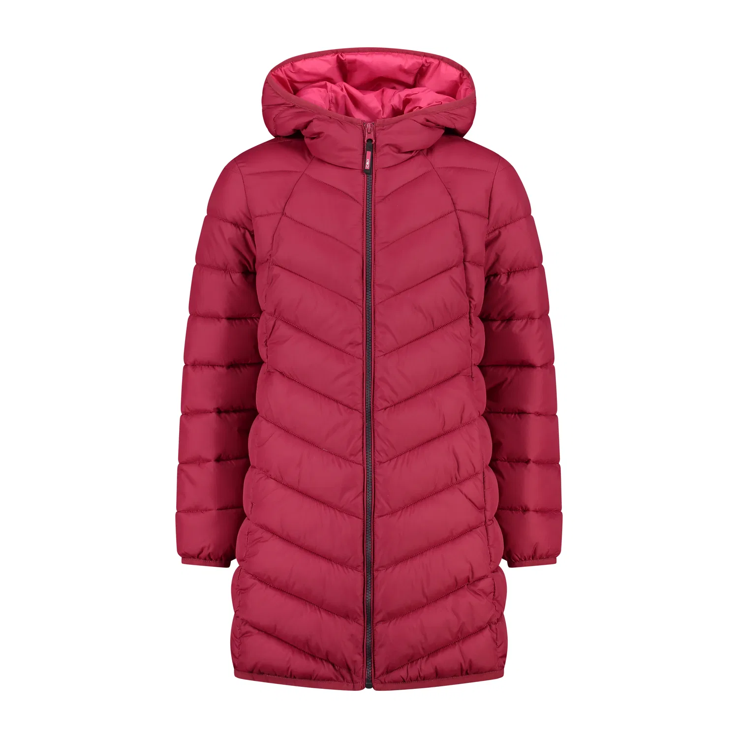 Детское пальто для девочек с капюшоном CMP Kid G Coat Fix Hood, Rosenholzrot