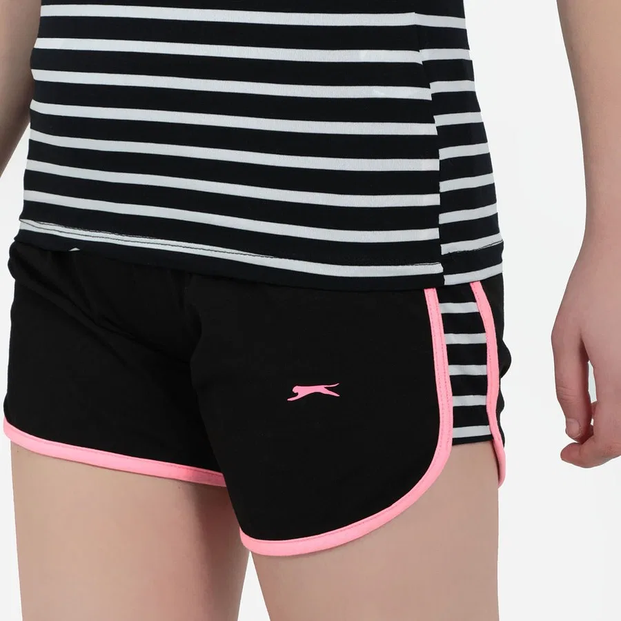 Детский спортивный комплект из футера с принтом Slazenger Dominik, Фуксия — фото 3