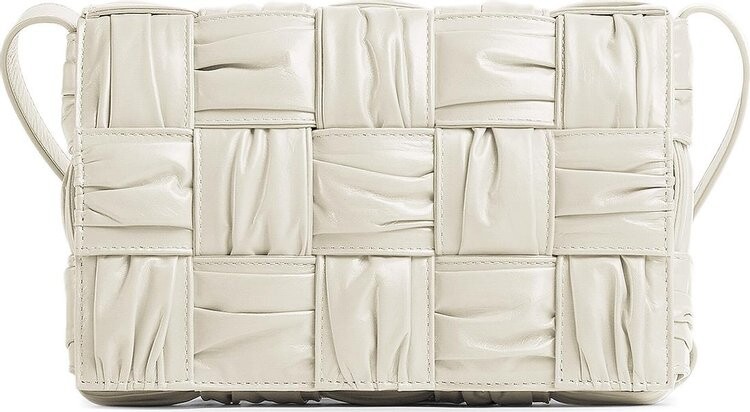 

Сумка Bottega Veneta Cassette White/M Brass, белый