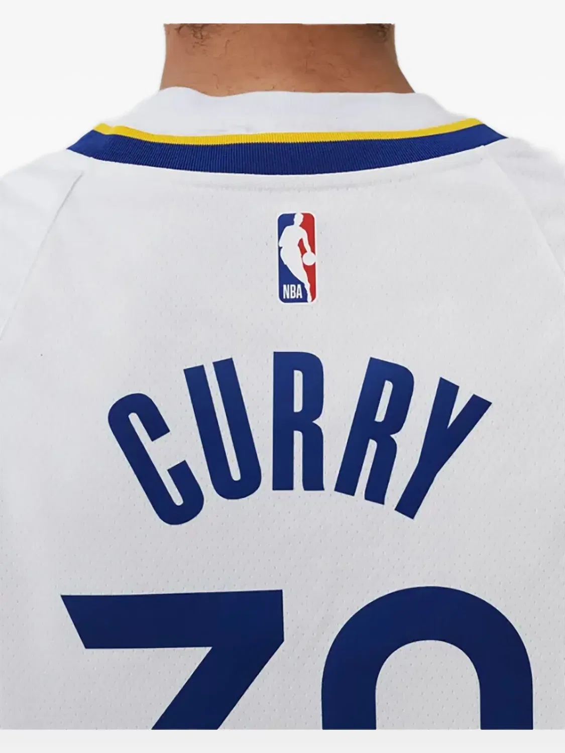 Топ Golden State Warriors Association White/Yellow/Blue из коллаборации с NBA Nike, белый — фото 2