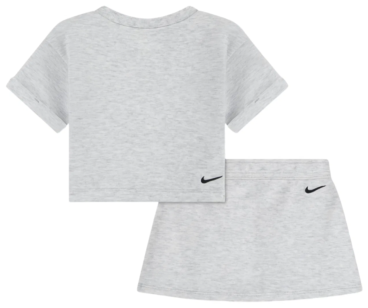 Детский комплект для девочек Tech Fleece Skirt Nike, серый/черный — фото 2
