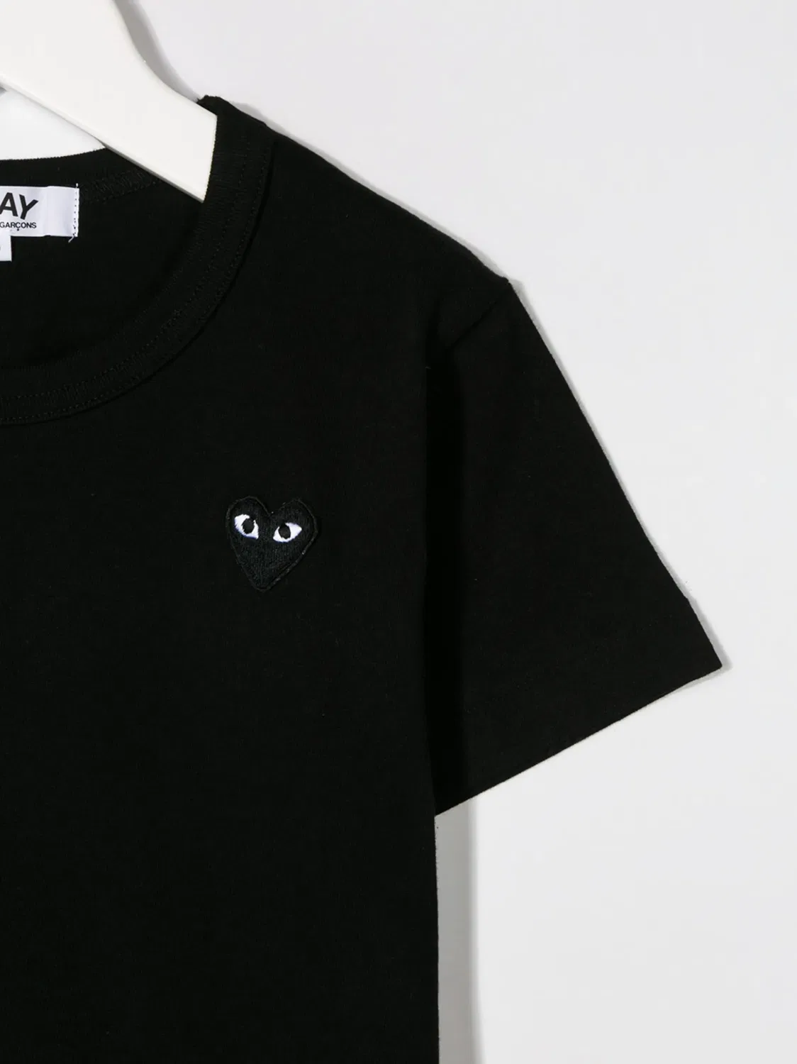 Футболка с логотипом на груди Comme Des Garçons Play, черный — фото 3