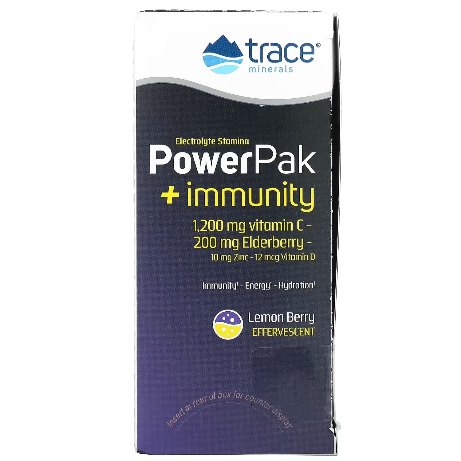 

Добавка Trace Minerals PowerPak + Immunity, лимон и ягоды, 30 пакетиков по 5,3 г