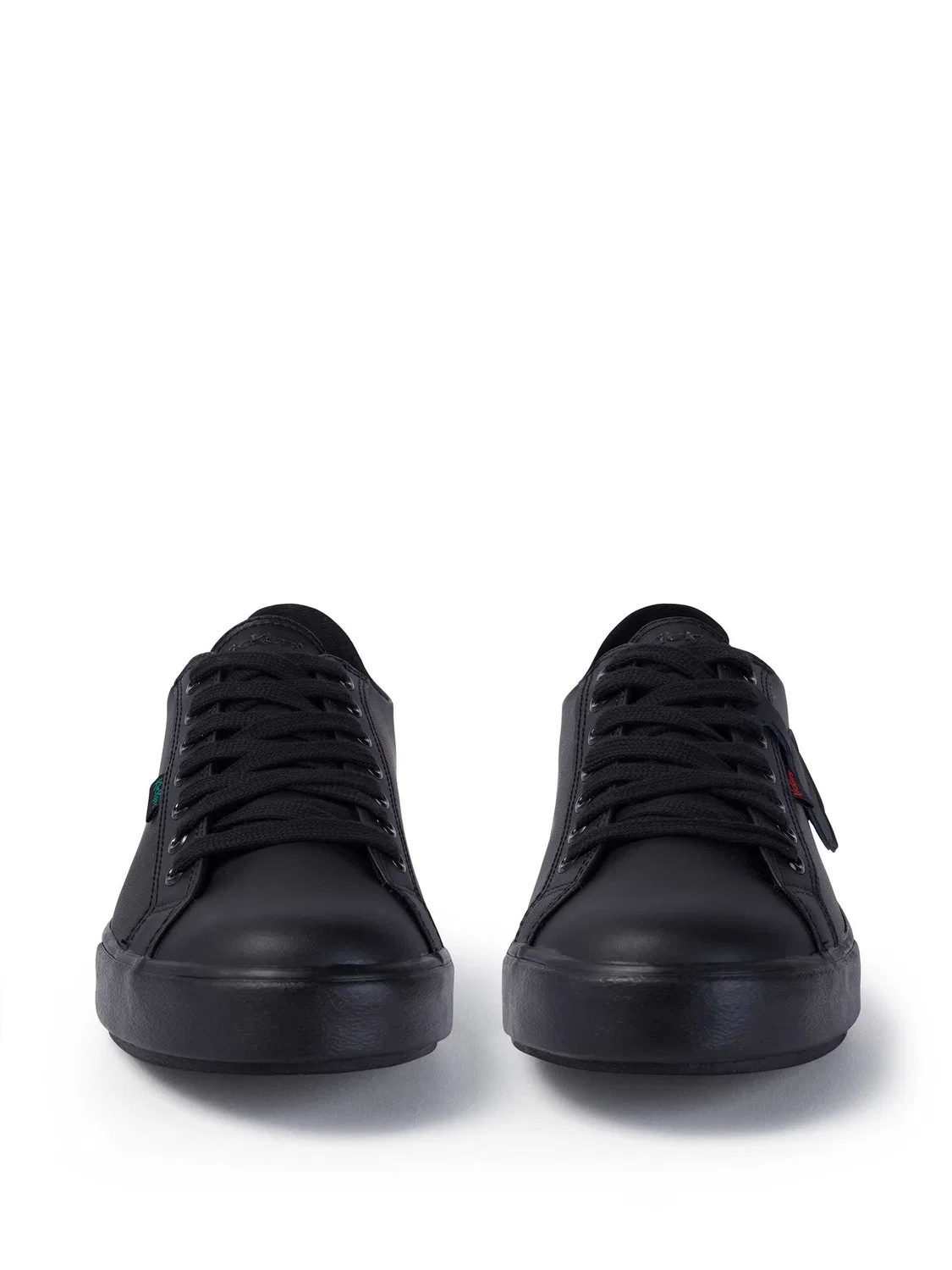 Кроссовки кожаные Tovni Kickers, черные — фото 3