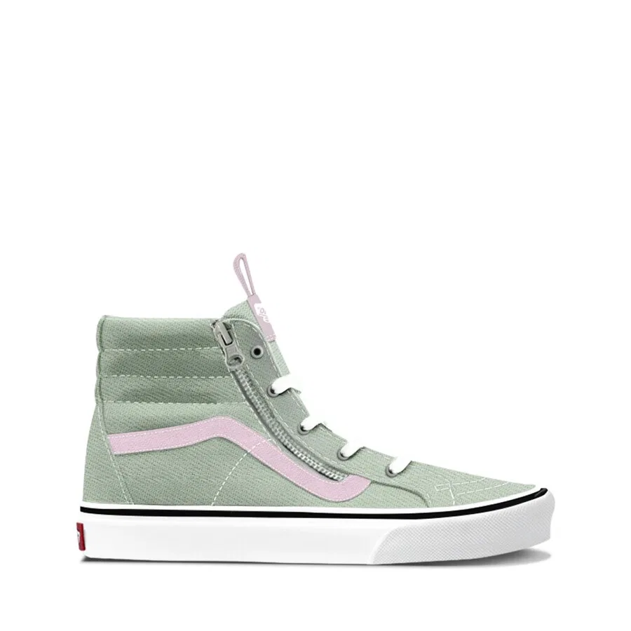 Кроссовки VANS зеленого цвета — фото 3