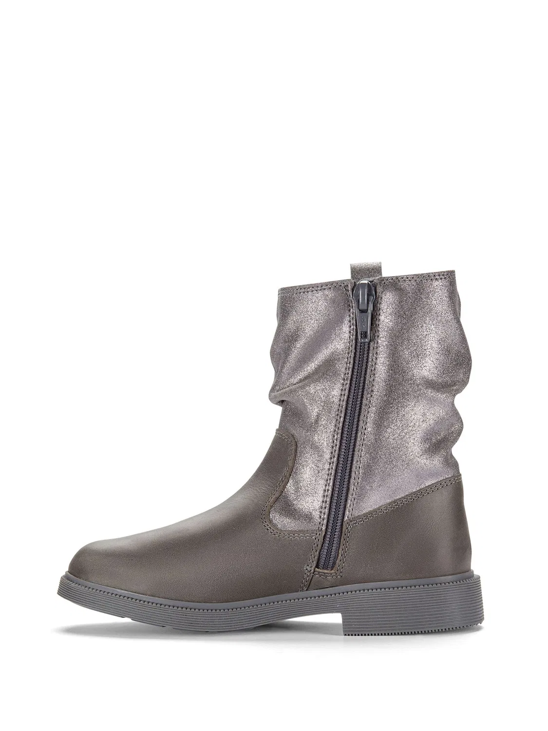 Ботинки детские Clarks Oaklyn Top K, кожаные, черные — фото 2