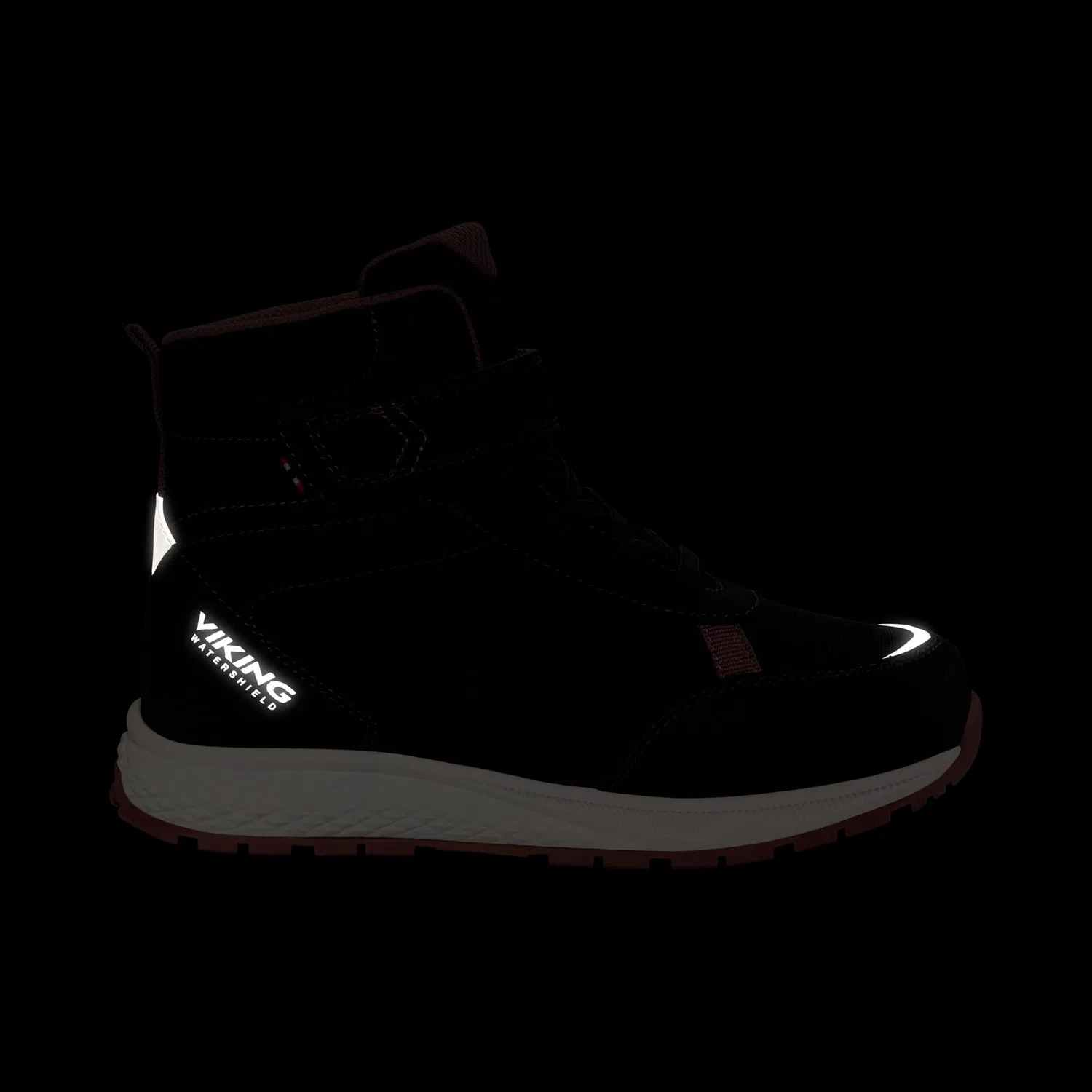 Детские ботинки для мальчиков водонепроницаемые Equip Warm Wp 1v Viking, Pine Black — фото 4