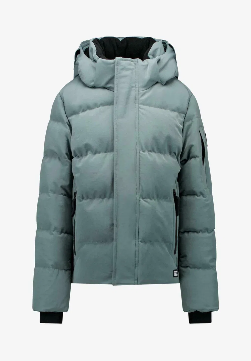 Зимняя куртка Джаса Джаксхэма-младшего Cars Jeans, Aop Sea Green — фото 4
