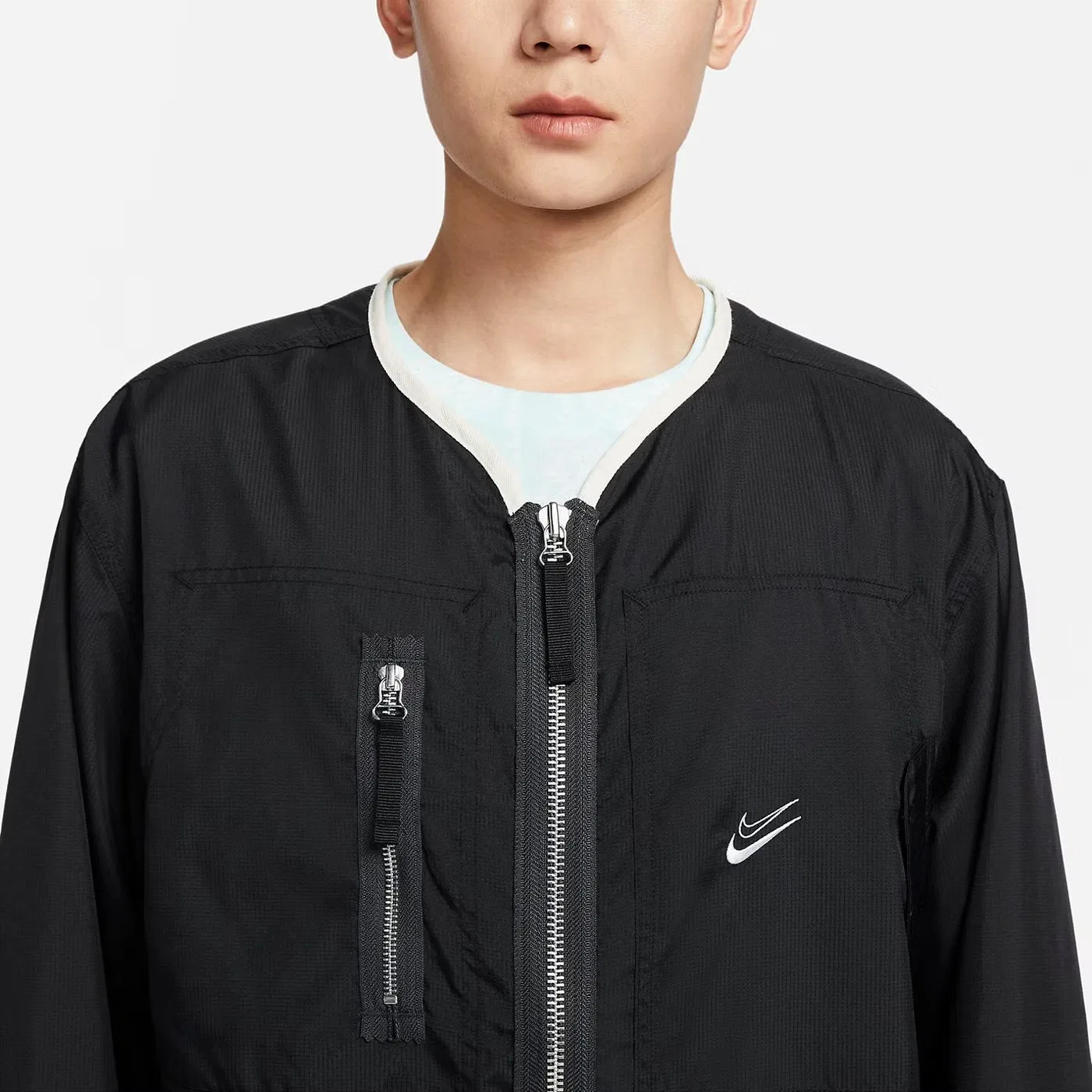 Куртка баскетбольная легкая KD Nike, черный — фото 3