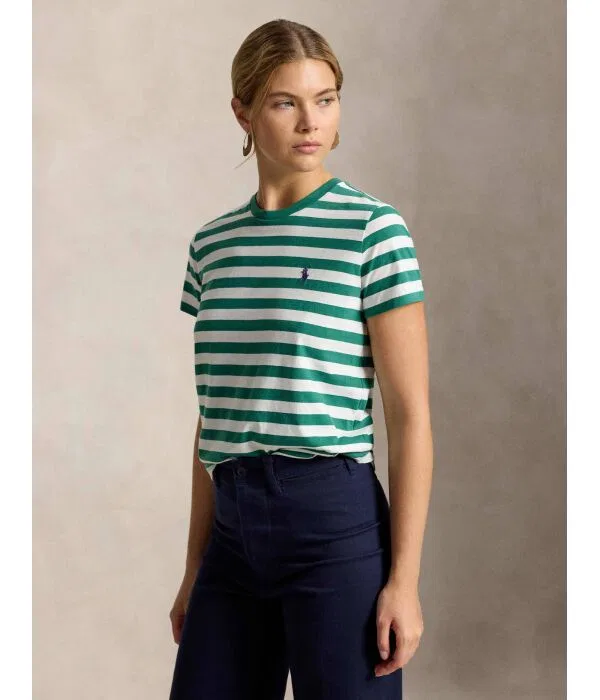 Женская футболка с коротким рукавом Polo Ralph Lauren, зеленый