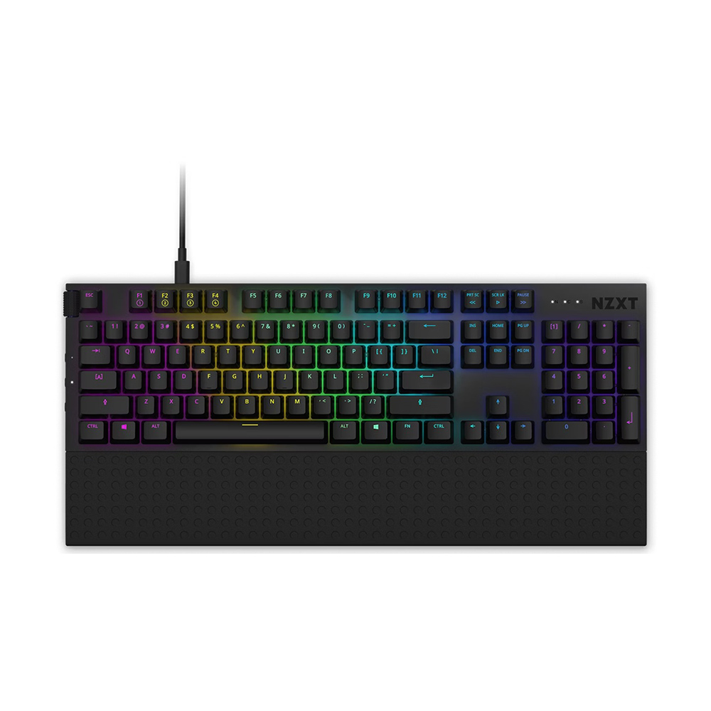 

Проводная игровая клавиатура NZXT Function, черный, английская раскладка