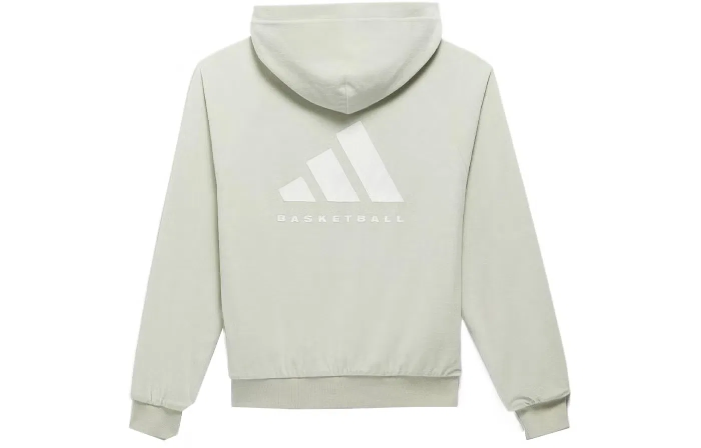 Худи с капюшоном из велюра Adidas, зеленый — фото 2