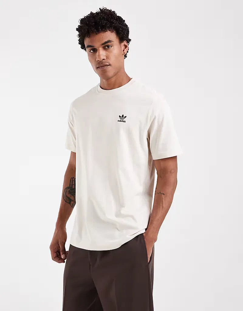 Футболка Adidas Originals Essentials свободного кроя, чудесный белый — фото 2