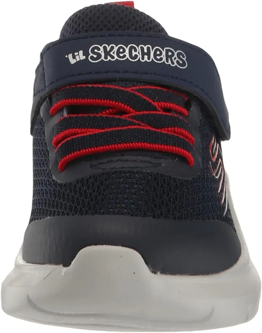 Детские кроссовки для мальчиков Skech Fast Brisk Buddies Skechers, Navy/Red — фото 2