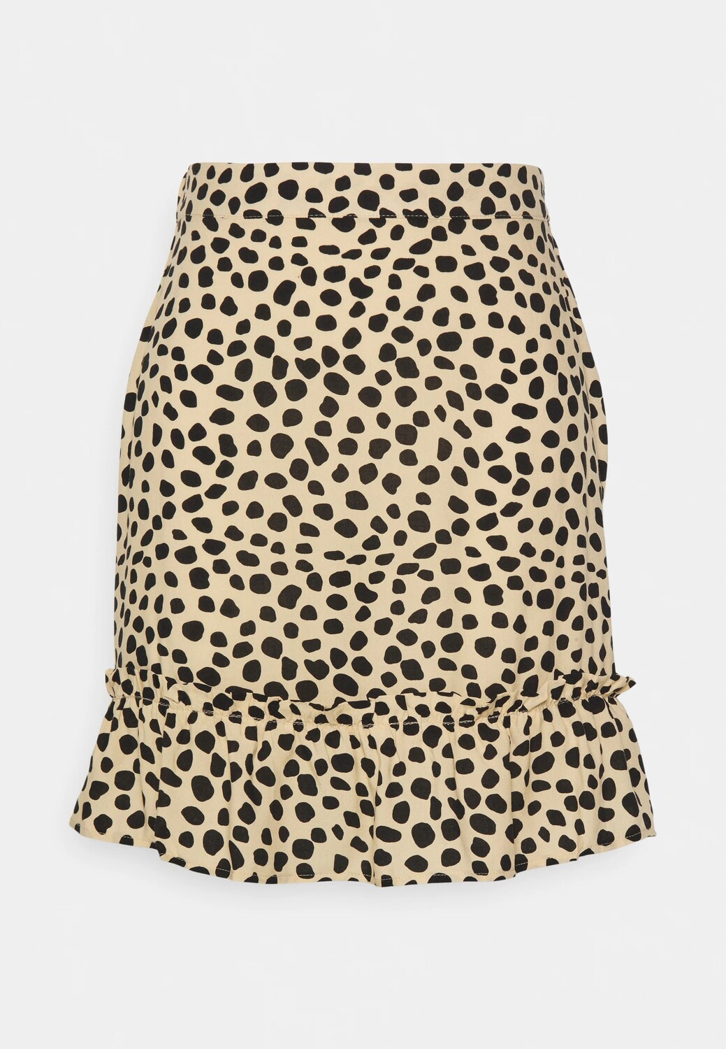 

Юбка мини Vila Petite Vicelina Midi Skirt, бежевый, черный