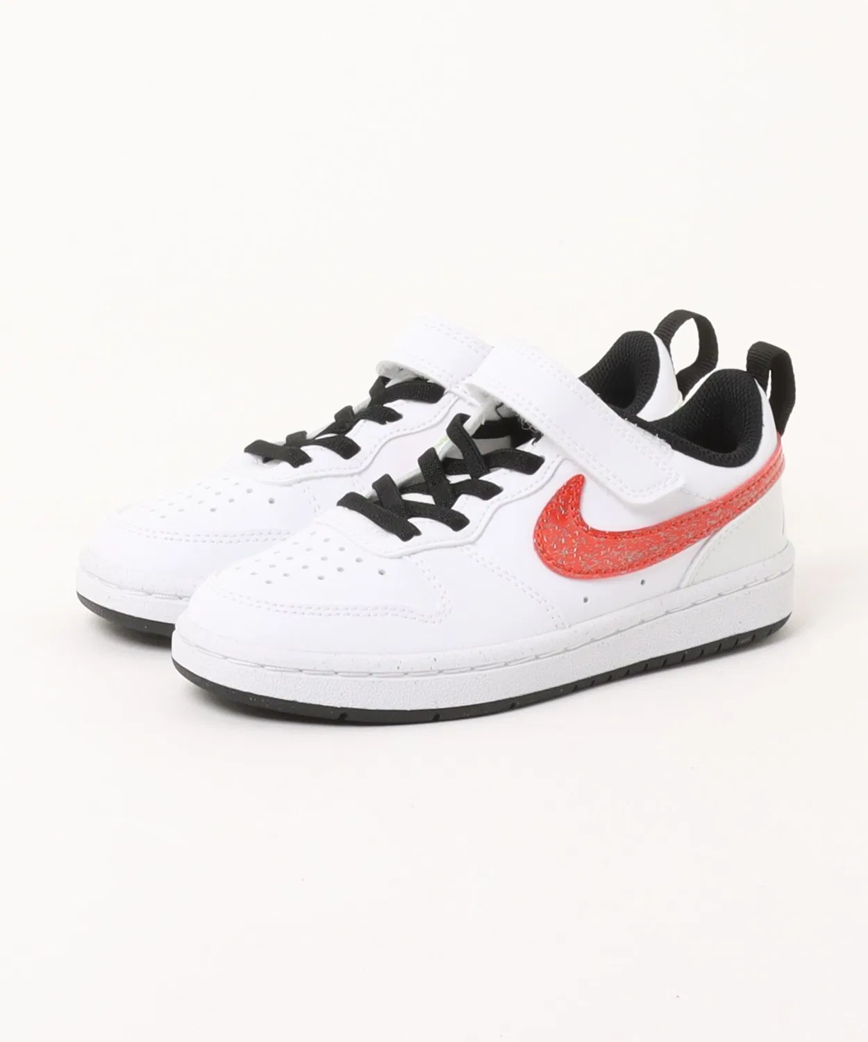 Детские кроссовки с липучкой Court Borough Low Win PS NIKE, Белый