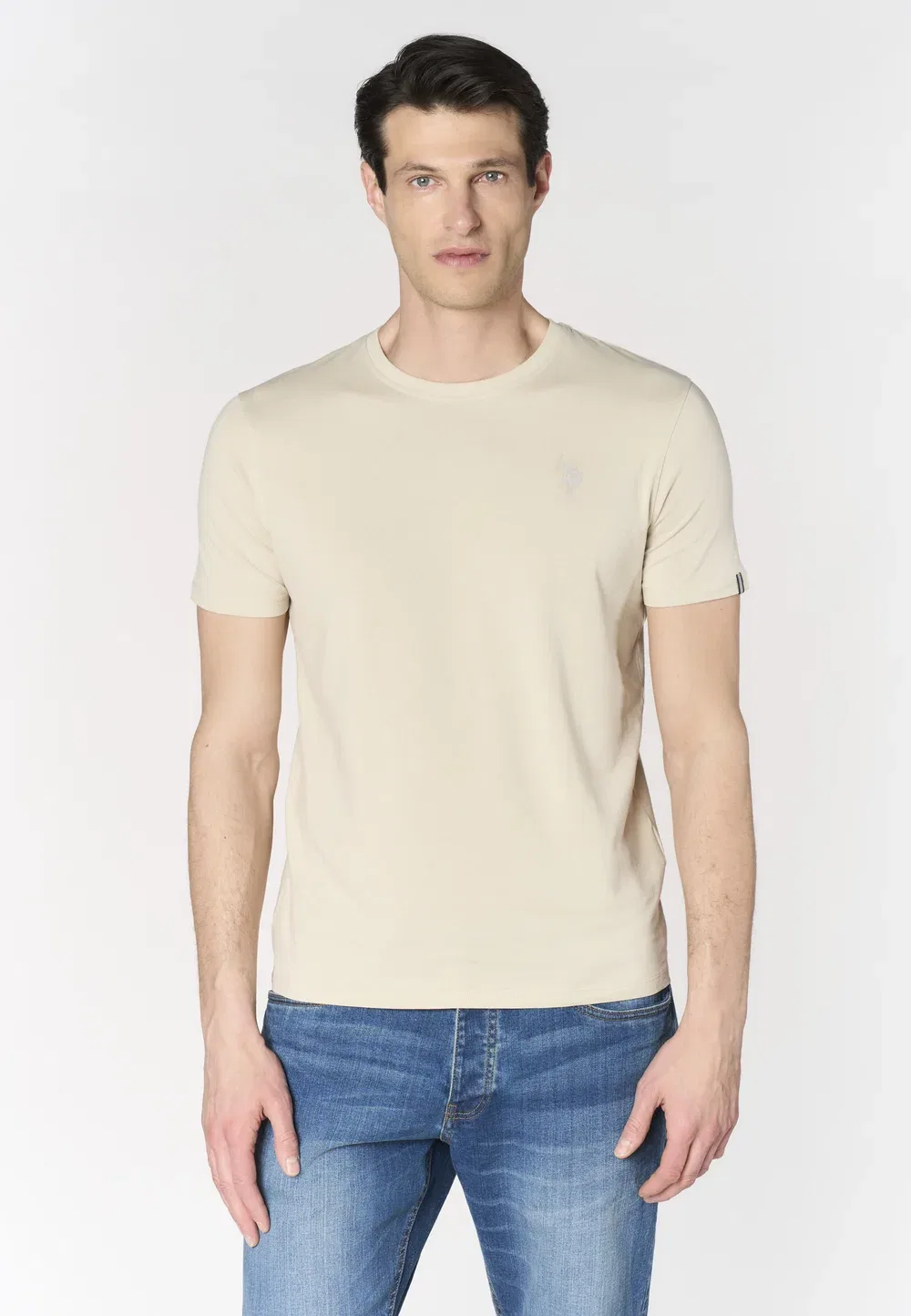 Простая футболка U.S. Polo Assn., Beige
