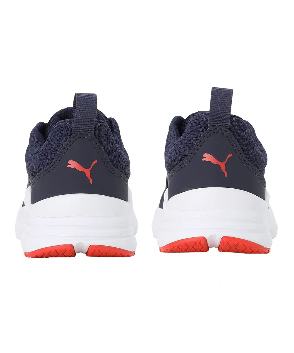 Детские кроссовки для мальчиков и девочек с повседневным дизайном Wired Run Jr PUMA, Peacoat — фото 4