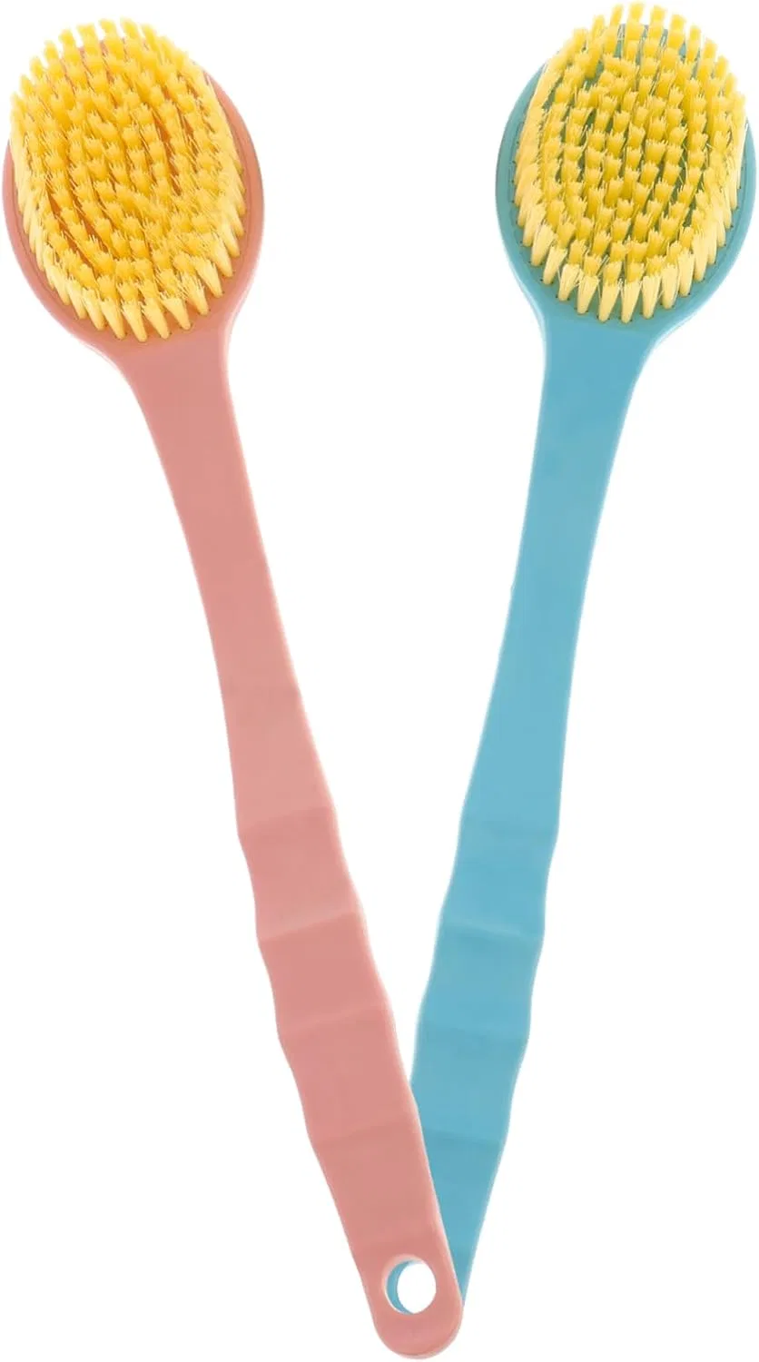 Щетка для душа с длинной ручкой POPETPOP, 2 шт, 35x6 см