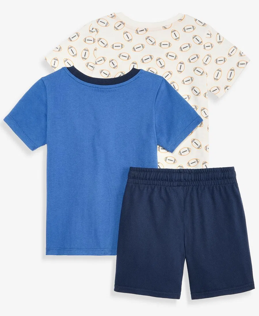 Комплект из 2 футболок и шорт с принтом Epic Threads, Navy Nauti — фото 2