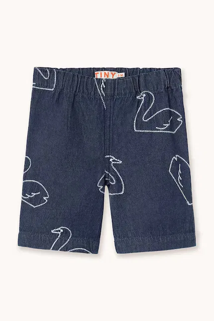Штаны с узором Big Swans Baby Pant Tinycottons, синий