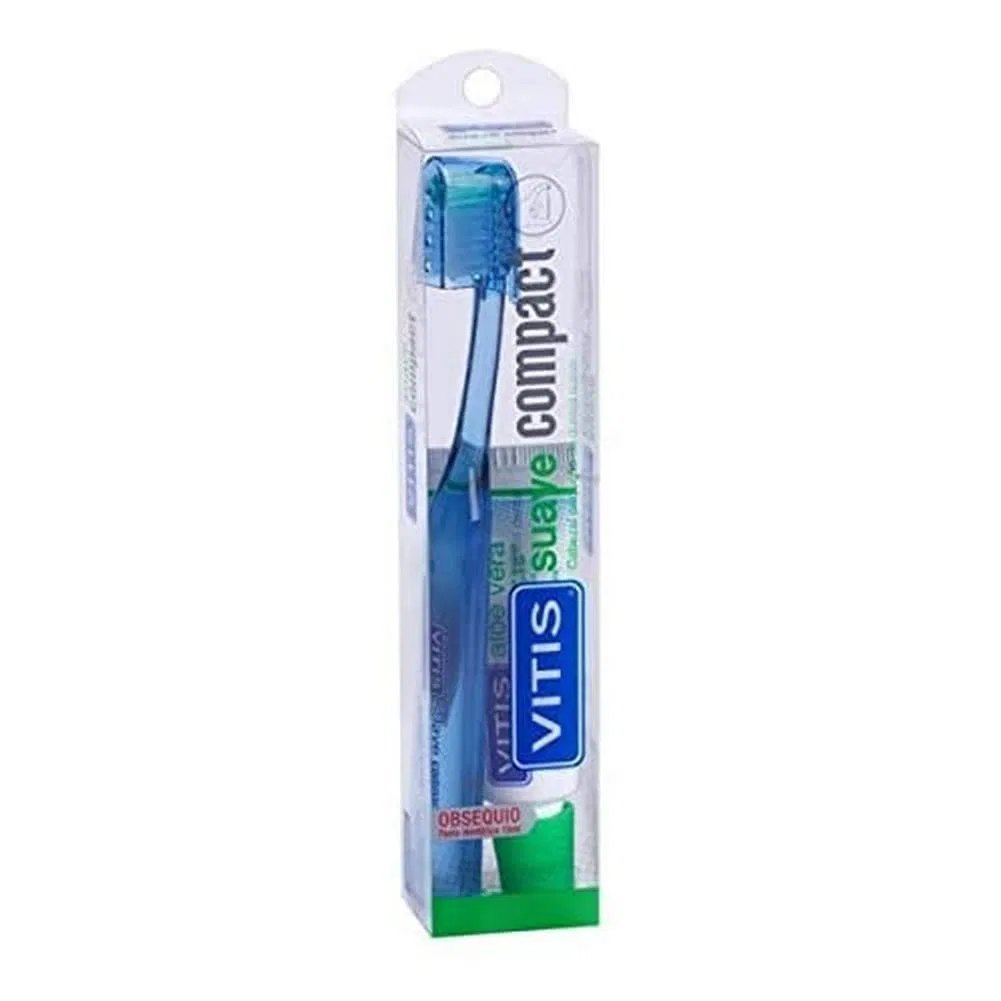 Щетка для тела Vitis Compact Suave + Aloe, 15 мл
