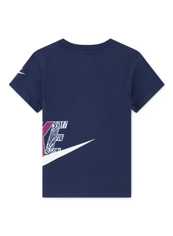 Футболка с принтом Wild warmth Nike, темно-синий
